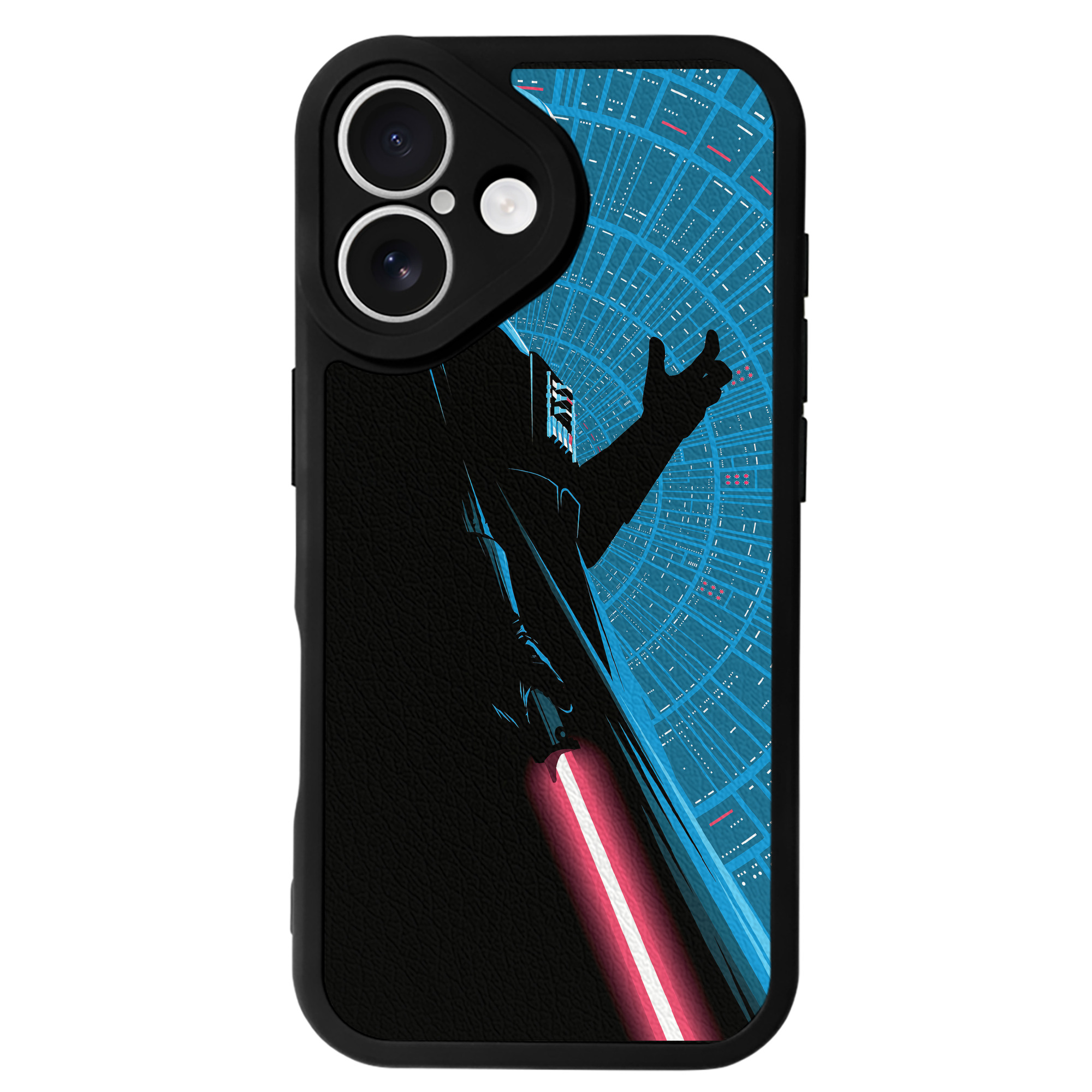 （画像用） スター・ウォーズ Star Wars 【iPhone 16シリーズ対応】シリコンスマホケース（レザー調） 材質：シリコン